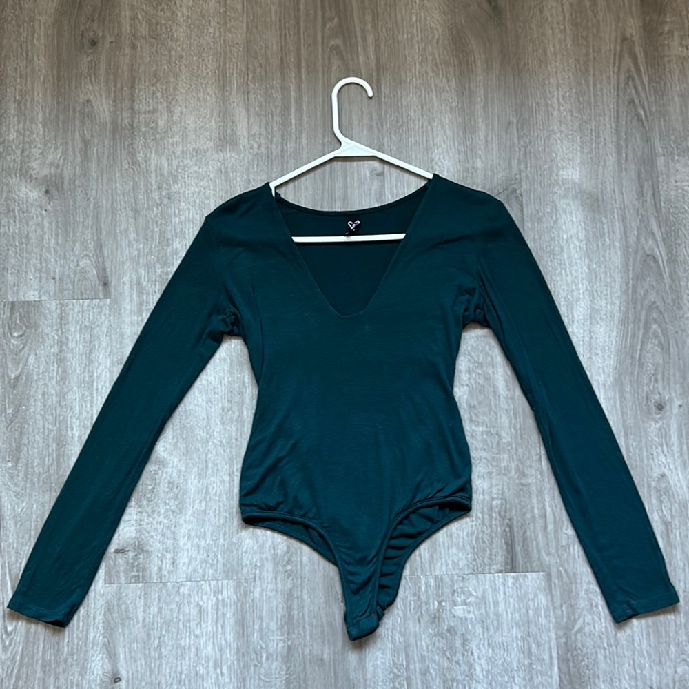 Windsor Green Long Sleeve Bodysuit